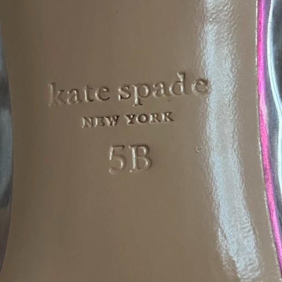 KATE SPADE New York Honor Pumps Clear (SIZE 5B, FITS US 6) - Picture 5 of 5